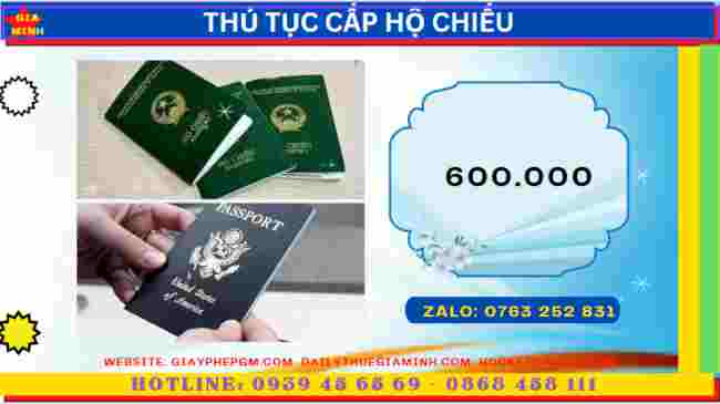 Thủ tục cấp hộ chiếu tại Tây Ninh 13 Chi phí dịch vụ làm hộ chiếu nhanh tại Tây Ninh