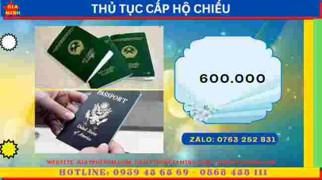 Chi phí dịch vụ làm hộ chiếu nhanh tại Vĩnh Long