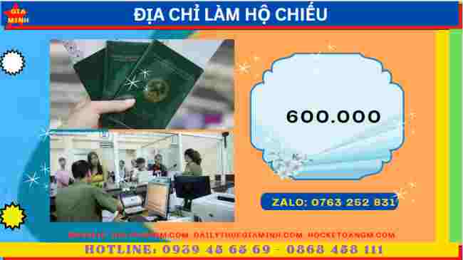 Chi phí làm hộ chiếu (passport) tại Bình Dương