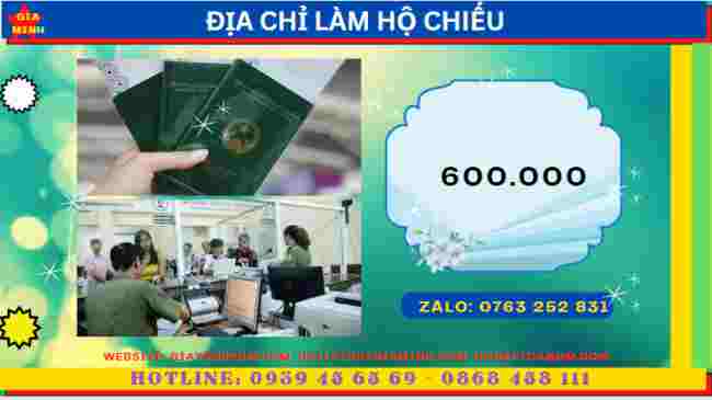 Chi phí làm hộ chiếu (passport) tại Khánh Hòa