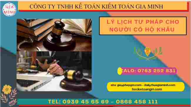 Lý lịch tư pháp cho người có hộ khẩu tại Đồng Nai