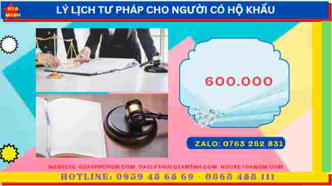 Hộ khẩu tỉnh làm lý lịch tư pháp ở Hậu Giang được không?
