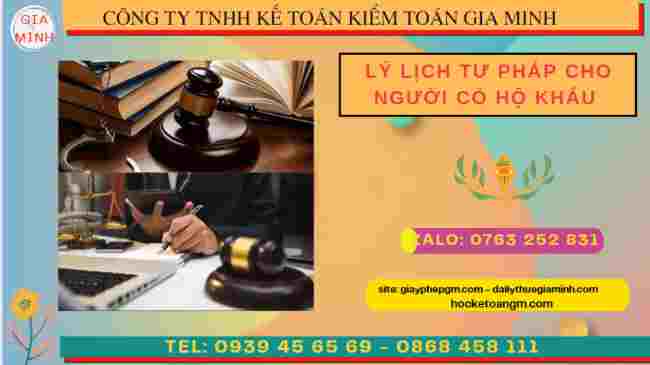 Lý lịch tư pháp cho người có hộ khẩu tại Tây Ninh
