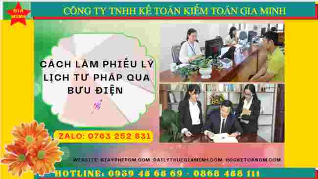 Cách làm phiếu lý lịch tư pháp qua bưu điện tại tuyên quang 14 Hướng dẫn làm lý lịch tư pháp qua bưu điện nhanh nhất tại Tuyên Quang