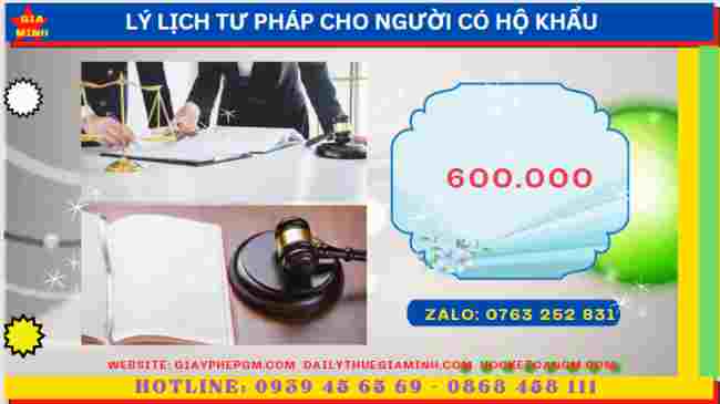 Lý lịch tư pháp cho người có hộ khẩu tại tiền giang 13 Hướng dẫn thủ tục làm lý lịch tư pháp tại Tiền Giang