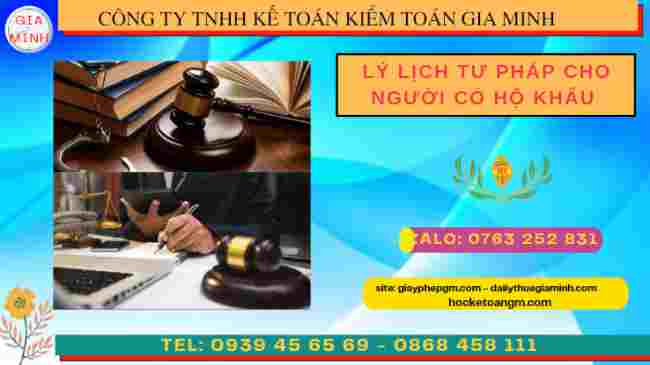 Hướng dẫn thủ tục làm lý lịch tư pháp tại Trà Vinh
