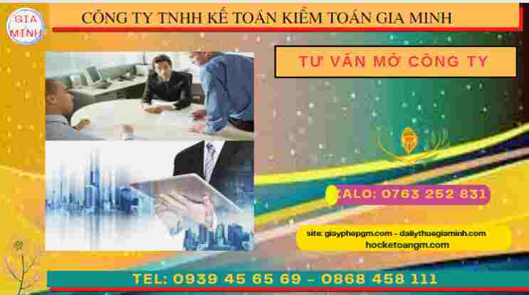 Thành lập công ty tại Bạc Liêu 250.000 đồng