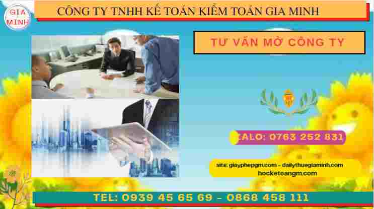 Thành lập công ty tại Thành Phố Hồ Chí Minh 250.000 đồng