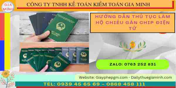 Hướng dẫn thủ tục làm hộ chiếu gắn chip điện tử 9 Thủ tục làm hộ chiếu gắn chip điện tử