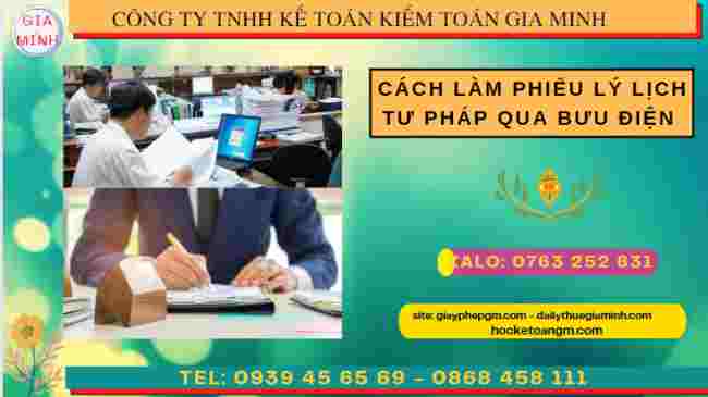 Cách làm phiếu lý lịch tư pháp qua bưu điện tại yên bái 4 Cách làm phiếu lý lịch tư pháp qua bưu điện tại yên bái