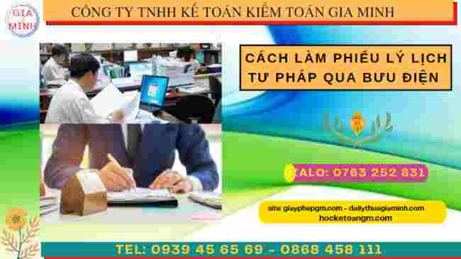 Cách làm phiếu lý lịch tư pháp qua bưu điện tại tuyên quang 8 Cách làm phiếu lý lịch tư pháp qua bưu điện tại tuyên quang