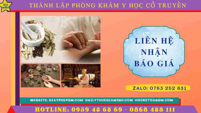 Thành lập phòng khám y học cổ truyền 5 Chi phí mở phòng khám y học cổ truyền