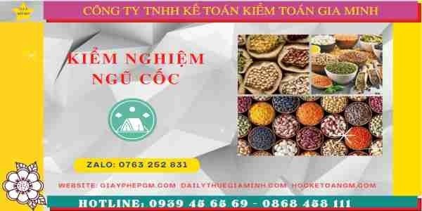Kiểm nghiệm ngũ cốc 5 Công bố sản phẩm ngũ cốc