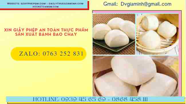 Xin giấy phép an toàn thực thực phẩm sản xuất bánh bao chay 8 Làm giấy phép an toàn thực phẩm cho bánh bao chay