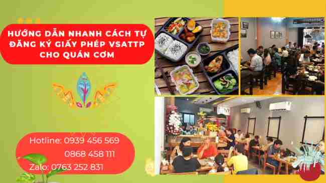 Mở quán cơm bình dân có phải xin giấy vệ sinh an toàn thực phẩm
