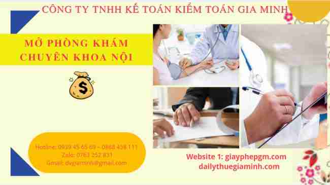 Thủ tục mở phòng khám chuyên khoa nội 8 Thủ tục mở phòng khám chuyên khoa nội