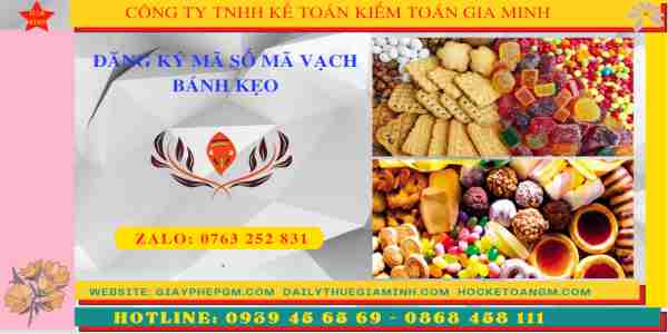 Đăng ký mã số mã vạch bánh kẹo 5 Thủ tục đăng ký MSMV bánh kẹo