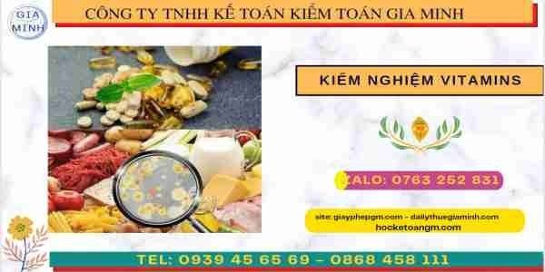 Vitamins cần kiểm nghiệm những chỉ tiêu nào
