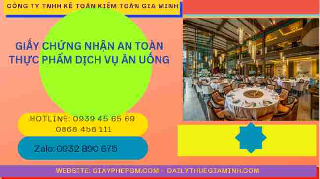 Giấy chứng nhận vệ sinh an toàn thực phẩm cho dịch vụ ăn uống 8 Xin giấy chứng nhận an toàn vệ sinh thực phẩm cho dịch vụ ăn uống