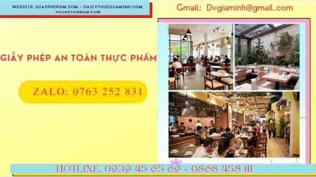 Giấy phép an toàn thực phẩm dịch vụ ăn uống khu du lịch 9 Xin giấy chứng nhận an toàn thực phẩm cơ sở kinh doanh dịch vụ ăn uống tại khu du lịch