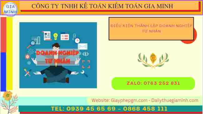 Điều Kiện Thành Lập Doanh Nghiệp Tư Nhân: Quy Định Mới Nhất 2025 4 Điều kiện thành lập doanh nghiệp tư nhân