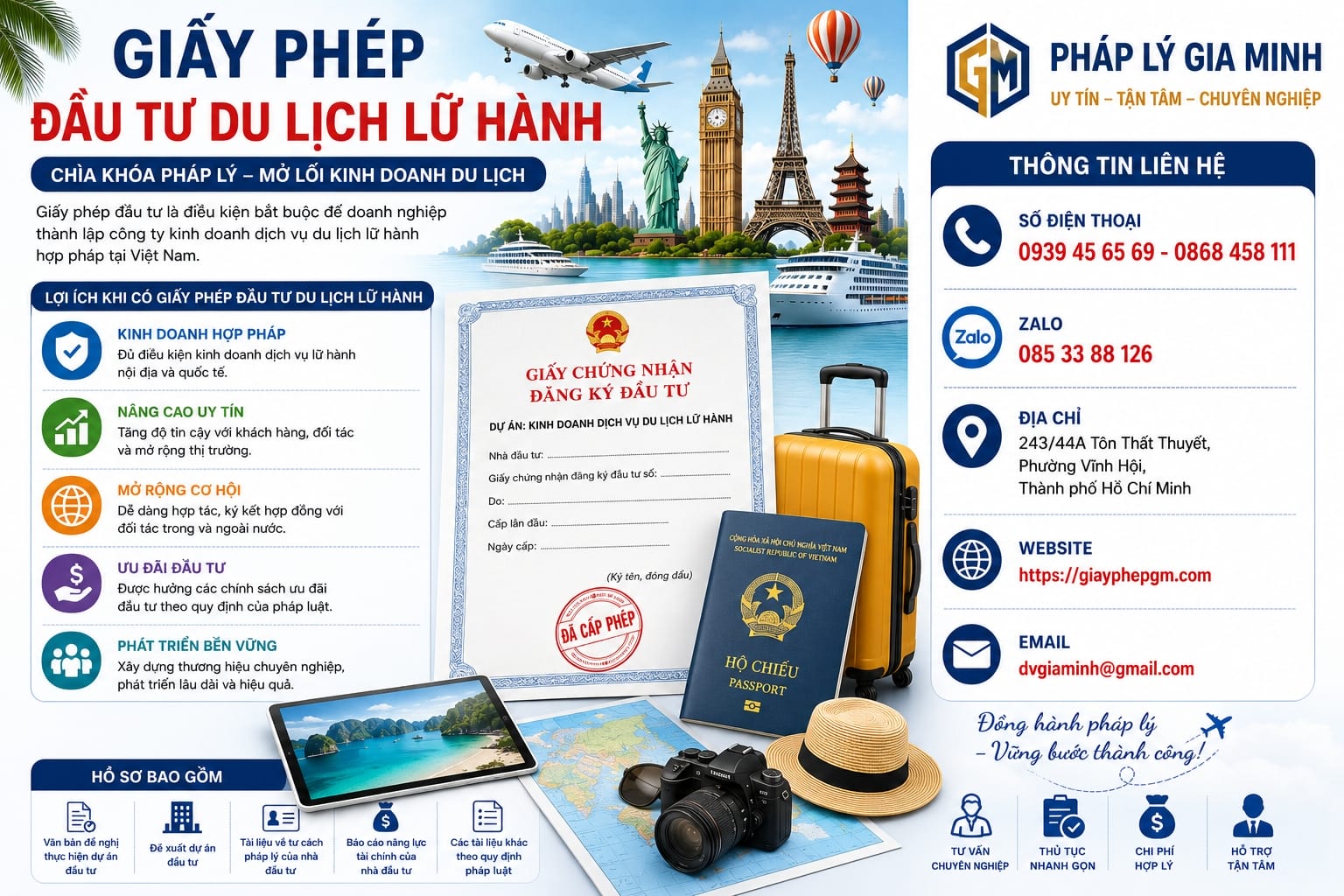 Giấy phép đầu tư du lịch lữ hành
