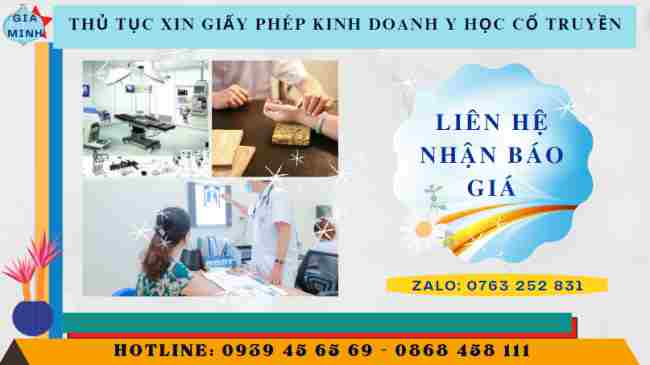 Thủ tục xin giấy phép kinh doanh y học cổ truyền 5 Chi phí mở phòng khám y học cổ truyền