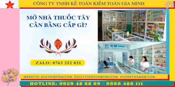 Mở nhà thuốc tây cần bằng cấp gì? 8 Hướng dẫn thủ tục mở nhà thuốc tây