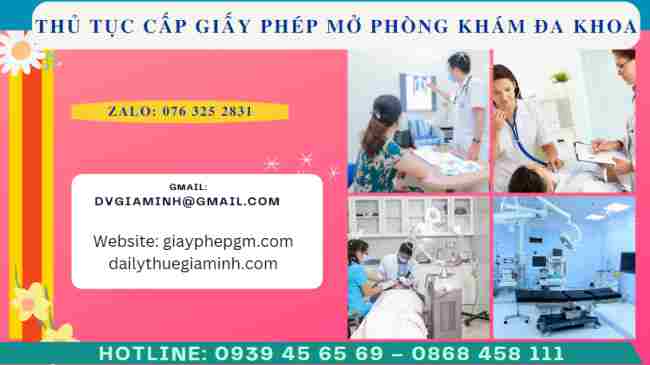 Thủ tục cấp giấy phép mở phòng khám đa khoa 4 Hướng dẫn xin giấy phép mở phòng khám tư nhân