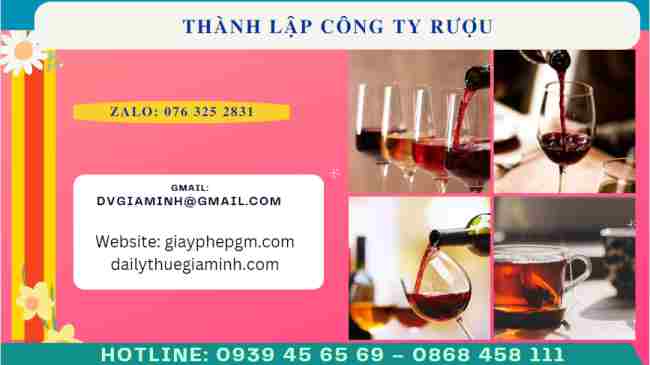 Thành lập công ty rượu 8 Kinh nghiệm thành lập công ty kinh doanh rượu