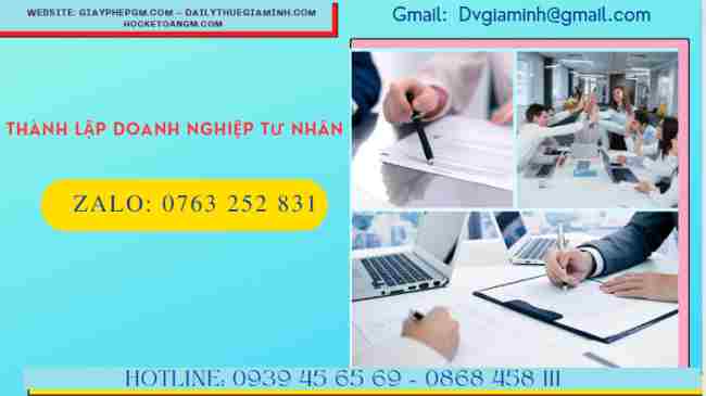 CÁC BƯỚC THÀNH LẬP DOANH NGHIỆP TƯ NHÂN 1 Quy trình các bước thành lập doanh nghiệp tư nhân