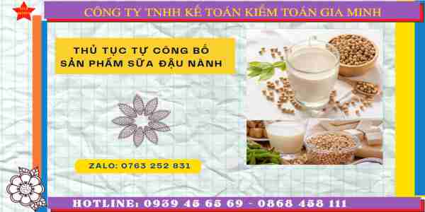 THỦ TỤC TỰ CÔNG BỐ SẢN PHẨM SỮA ĐẬU NÀNH 8 Tư vấn tự công bố sản phẩm sữa đậu nành