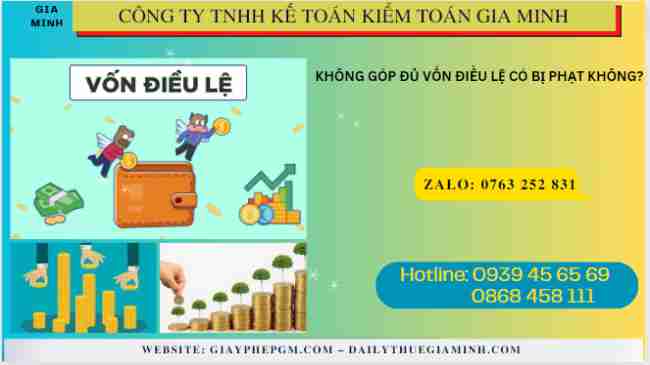 Không góp đủ vốn điều lệ có bị phạt không? 5 Khi không góp đủ vốn điều lệ có bị phạt không