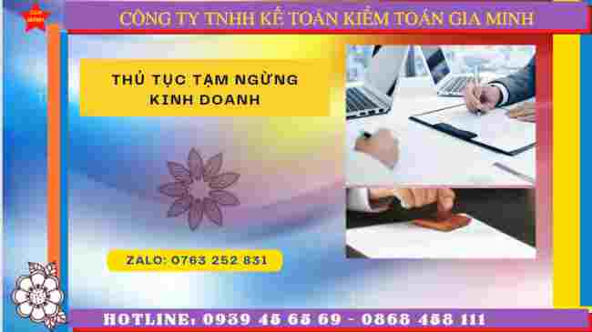Thủ tục tạm ngừng kinh doanh tại Bình Thuận 4 Hướng dẫn thủ tục tạm ngừng kinh doanh tại Bình Thuận