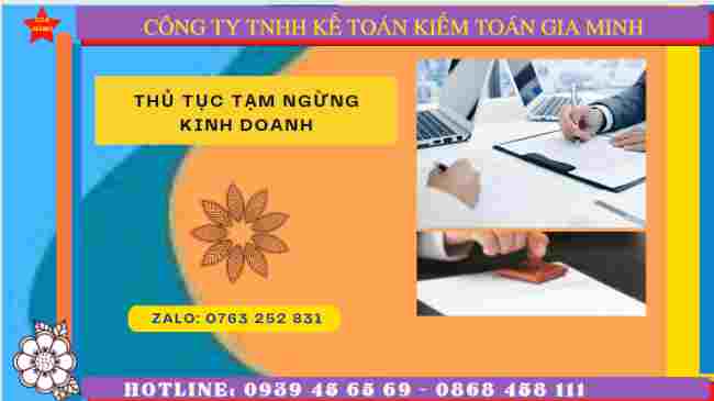 Thủ tục tạm ngừng kinh doanh tại Lâm Đồng 4 Hướng dẫn thủ tục tạm ngừng kinh doanh tại Lâm Đồng