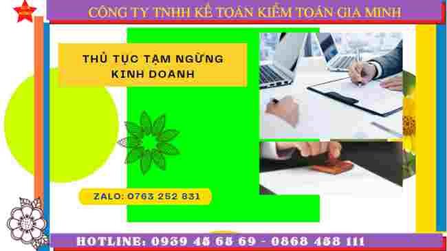 Thủ tục tạm ngừng kinh doanh tại Ninh Thuận 4 Hướng dẫn thủ tục tạm ngừng kinh doanh tại Ninh Thuận
