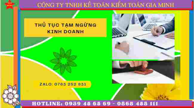 Thủ tục tạm ngừng kinh doanh tại Phú Thọ 4 Hướng dẫn thủ tục tạm ngừng kinh doanh tại Phú Thọ