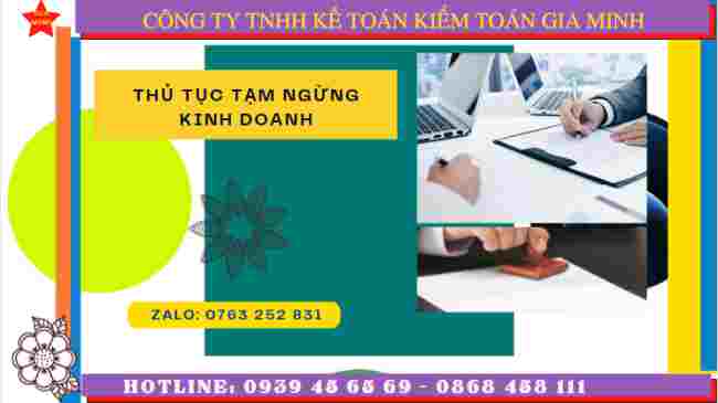 Thủ tục tạm ngừng kinh doanh tại Phú Yên 8 Hướng dẫn thủ tục tạm ngừng kinh doanh tại Phú Yên