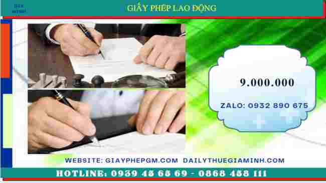 Hướng dẫn làm giấy phép lao động tại Kiên Giang 13 Chi phí dịch vụ làm giấy phép lao động tại Kiên Giang