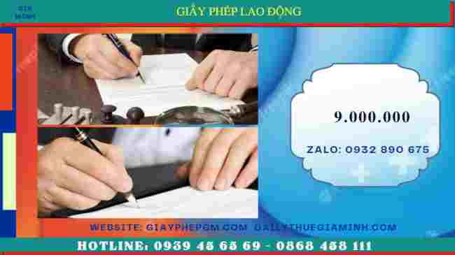 Hướng dẫn làm giấy phép lao động tại Long An 14 Chi phí dịch vụ làm giấy phép lao động tại Long An