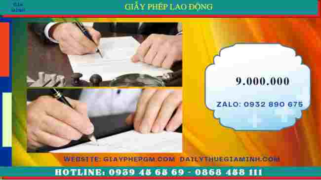 Chi phí dịch vụ làm giấy phép lao động tại Phú Quốc 
