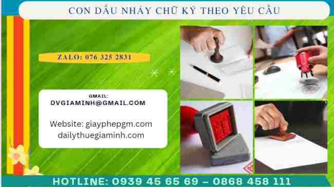 Con dấu chữ ký nháy theo yêu cầu 11 Con dấu chữ ký nháy là gì