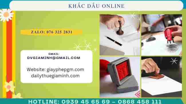 Khắc dấu tròn online 4 Dịch vụ khắc dấu tròn online
