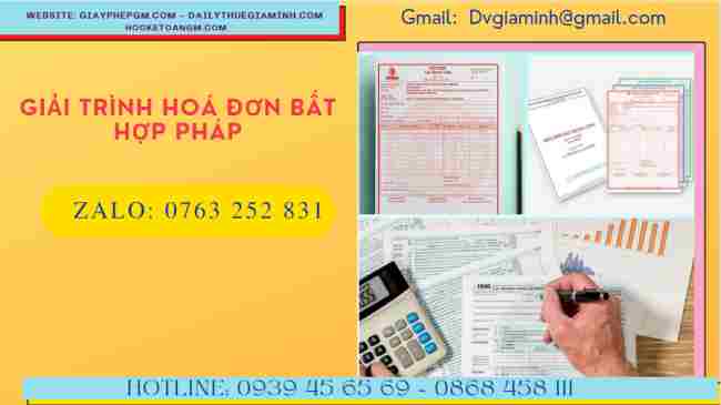 Giải trình hoá đơn bất hợp pháp 5 Giải trình hoá đơn bất hợp pháp là gì