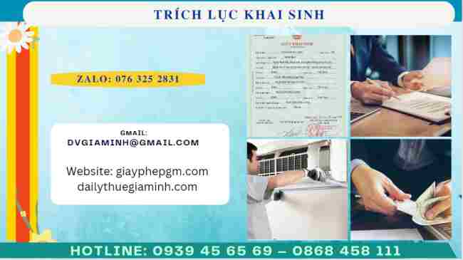 Hướng dẫn xin bản sao trích lục giấy khai sinh 8 Hướng dẫn xin bản sao trích lục giấy khai sinh
