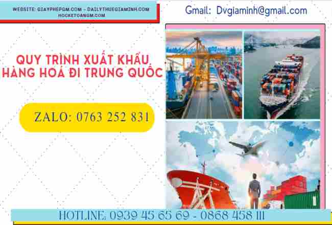Quy trình xuất khẩu hàng hoá đi Trung Quốc 4 Quy trình xuất khẩu hàng hoá đi Trung Quốc như thế nào
