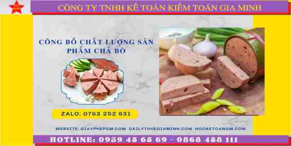 Tư vấn công bố chất lượng chả bò