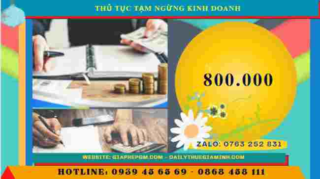Chi phí tạm ngừng hoạt động kinh doanh tại Yên Bái