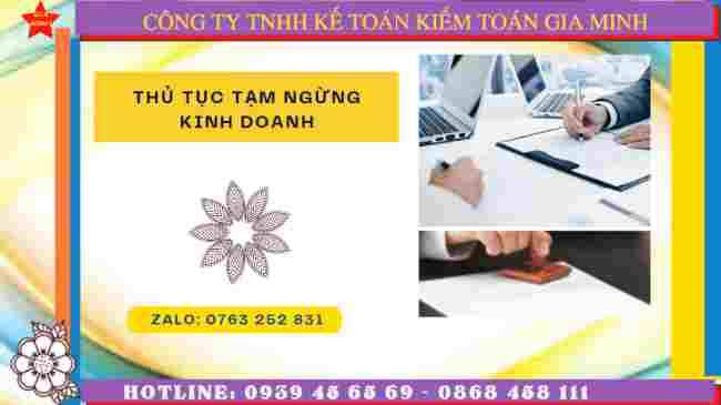 Thủ tục tạm ngừng kinh doanh tại Tuyên Quang 4 Hướng dẫn thủ tục tạm ngừng kinh doanh tại Tuyên Quang