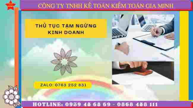 Thủ tục tạm ngừng kinh doanh tại Vĩnh Phúc 4 Hướng dẫn thủ tục tạm ngừng kinh doanh tại Vĩnh Phúc